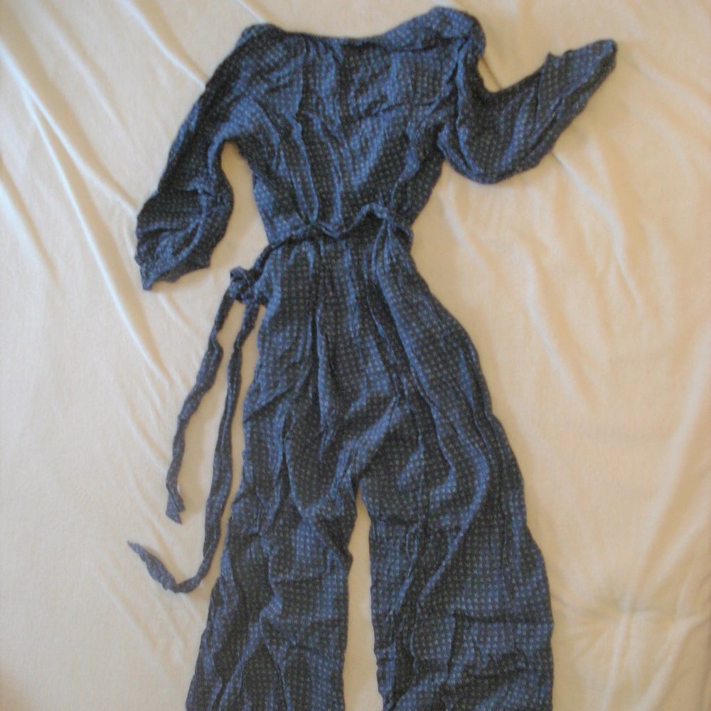 Women's GAP Blue Dot Pattern Jumpsuit One-piece